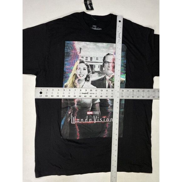 Marvel WandaVision Static Poster T-shirt Men Large Black NWT - Picture 6 of 6